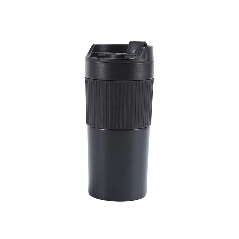 Mug Isotherme avec Cafetière à Piston Double Paroi pour Voyage - fond blanc