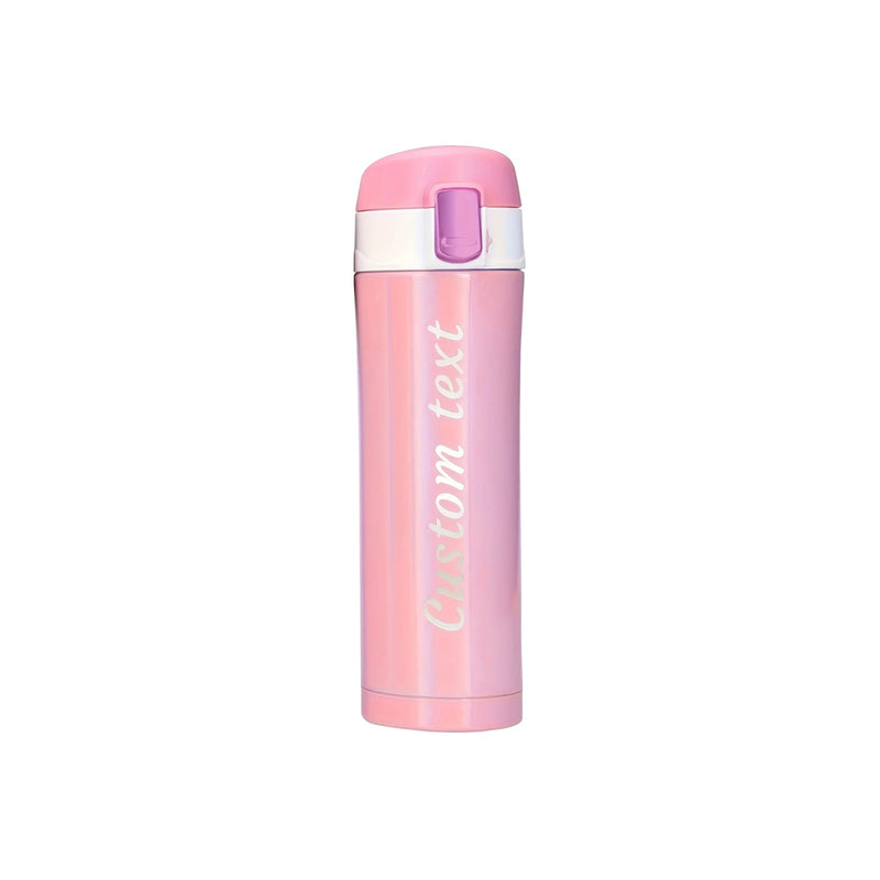 Bouteille Thermos Personnalisée Inox Personnalisable - fond blanc
