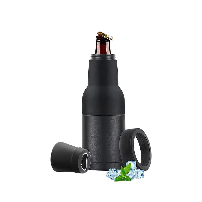 Thermos Boisson Chaude Inox Double Paroi - fond blanc