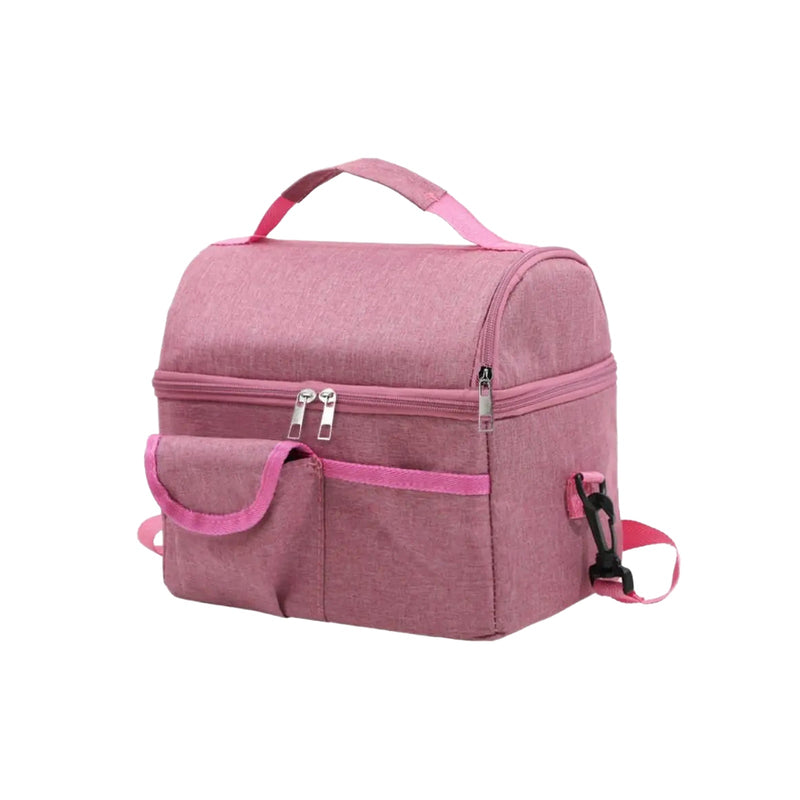 Sac Isotherme Double Compartiment Grande Capacité Anti-Fuite - fond blanc