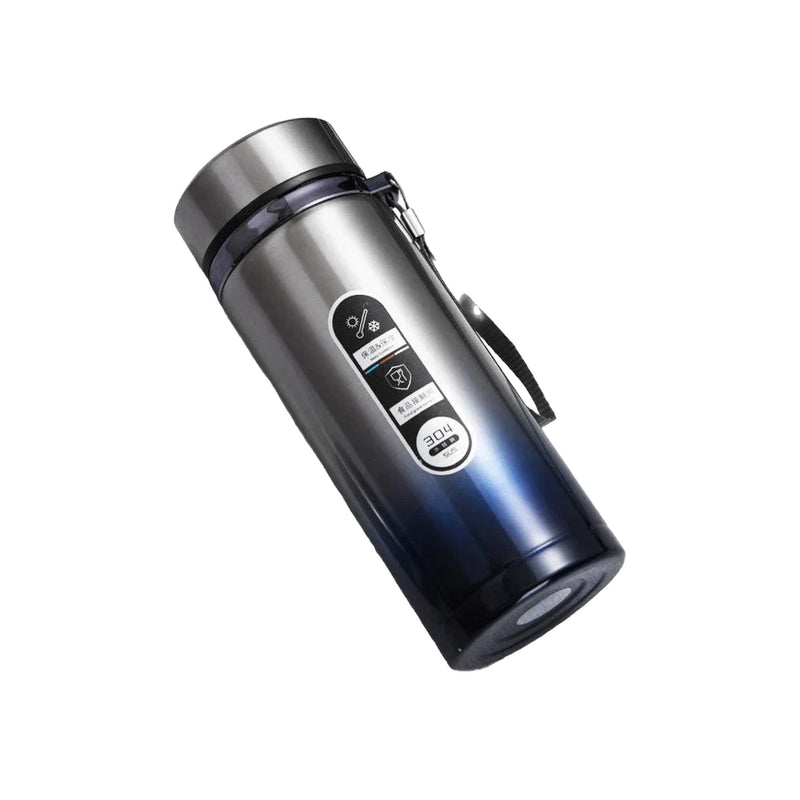 Bouteille Isotherme LED Température Inox 304 500ml-1L - fond blanc