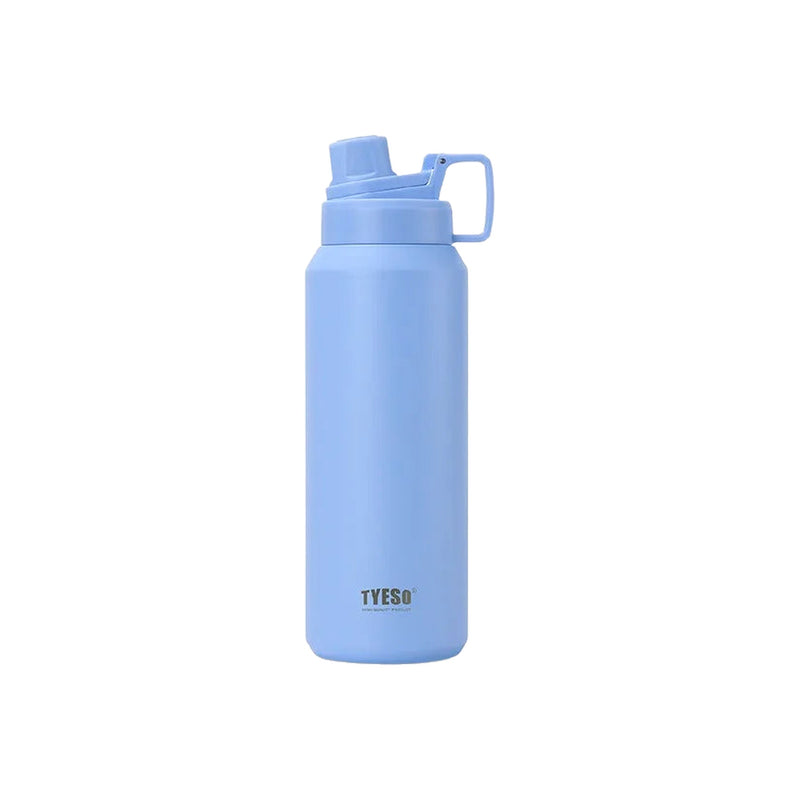 Gourde Isotherme Grande Capacité Inox Mat pour Sport - fond blanc