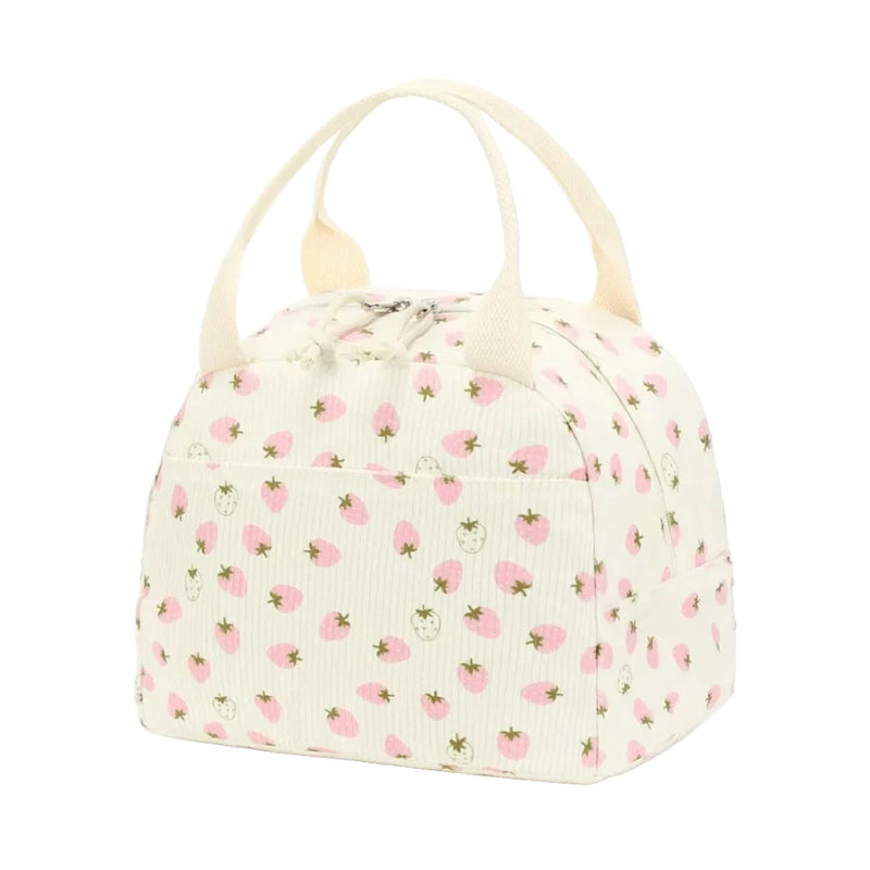 Sac Isotherme en Velours Côtelé pour Enfant - fond blanc