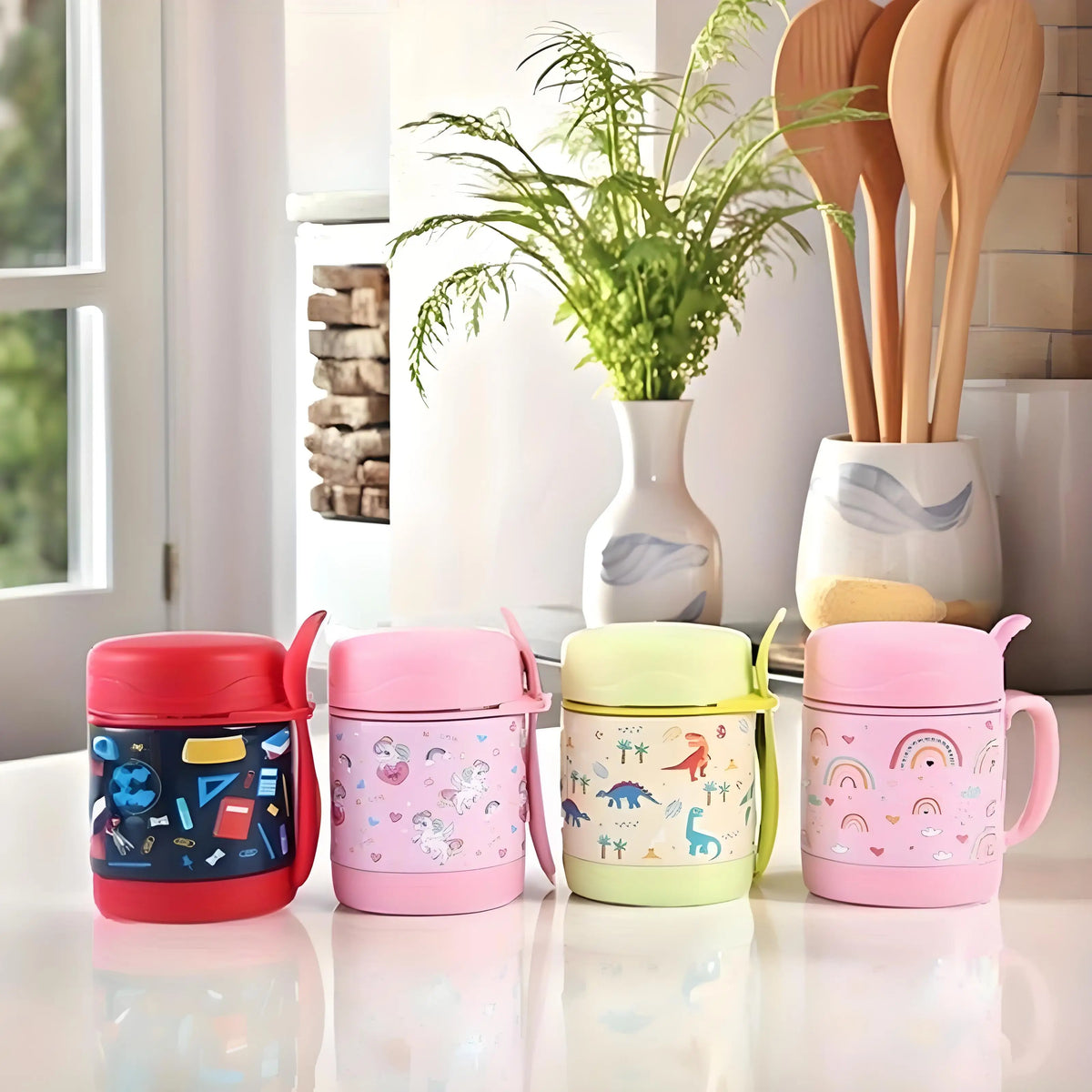 Boîte à Repas Isotherme Enfant avec Cuillère 10oz