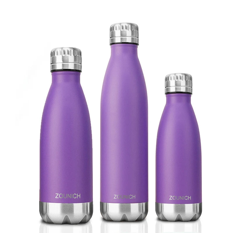 Gourde Isotherme Double Paroi 350-650ml pour Voyage
