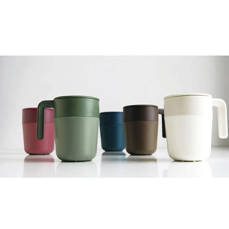 Mug Isotherme Cafetière à Piston avec Infuseur Sans BPA