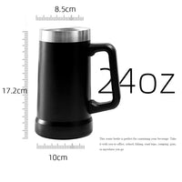 Mug Café Isotherme Lave-vaisselle Inox Double Paroi
