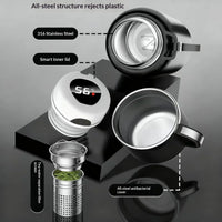 Bouteille Thermos 1L Inox avec Poignée