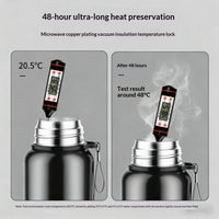 Bouteille Thermos 1L Inox avec Poignée