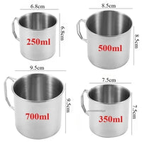 Mug Isotherme avec Poignée Inox Pliable