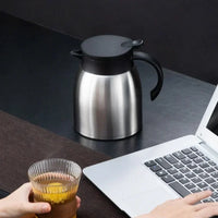 Petit Thermos pour Café Inox avec Paille