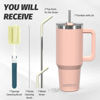 Thermos Grande Capacite Inox avec Paille