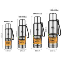 Bouteille Isotherme 750 Ml Inox Double Paroi