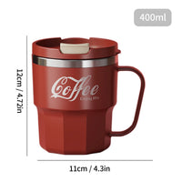 Tasse Café Thermos Inox Verre