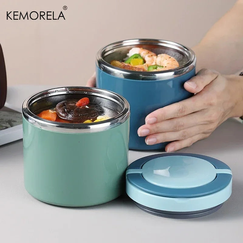 Boîte à Repas Isotherme Enfant 630-1000ml Inox pour École