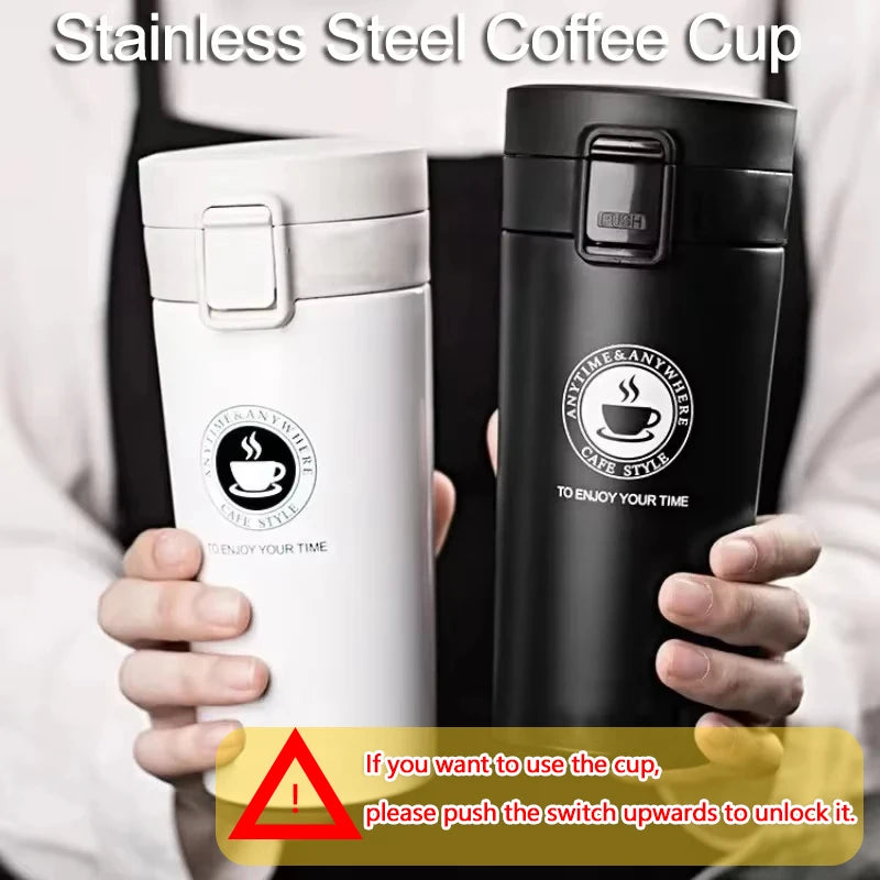 Mug Thermos Isotherme 0,5L Inox Double Paroi Anti-Fuite