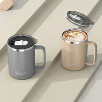 Petit Thermos à Café Inox avec Poignée