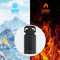 Gourde 2L Isotherme Inox avec Poignée