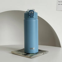 Mug Voyage Isotherme Inox avec Paille
