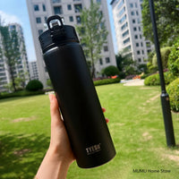 Mug Isotherme avec Paille Inox Sport