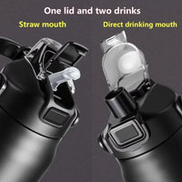 Gourde Isotherme 1.5L Inox avec Paille - Mon Isotherme