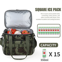 Sac Isotherme Camouflage Double Couche