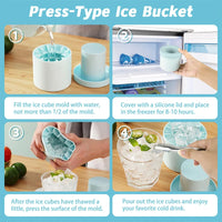 Seau à Glaçons Isotherme avec Couvercle Silicone