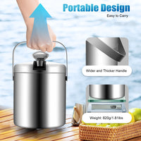 Conteneur Isotherme 120L Inox avec Filtre