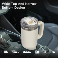 Gourde Isotherme 1L avec Paille Inox Grande Capacité