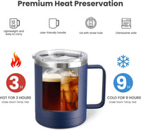 Mug Thé Isotherme Inox avec Poignée