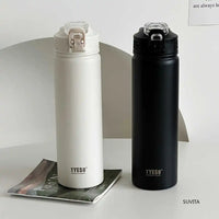 Mug Voyage Isotherme Inox avec Paille