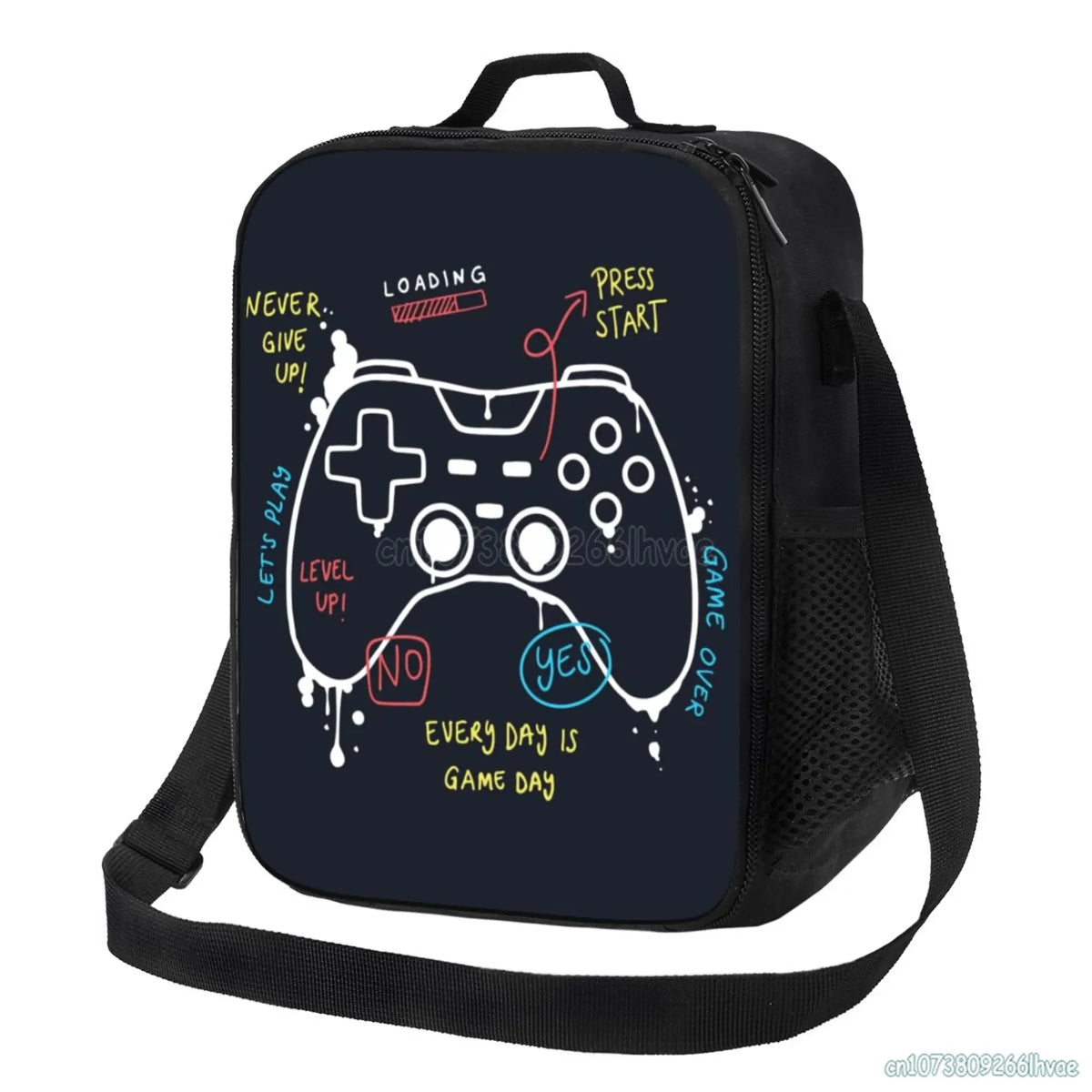 Sac Isotherme Motif Gaming Étanche