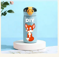 Mug Thermos Personnalisé Inox avec Paille