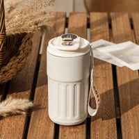 Tasse à Café Isotherme Inox Affichage LED