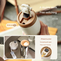 Mug Isotherme Voyage Inox Affichage LED