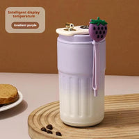 Tasse à Café Isotherme Inox Affichage LED