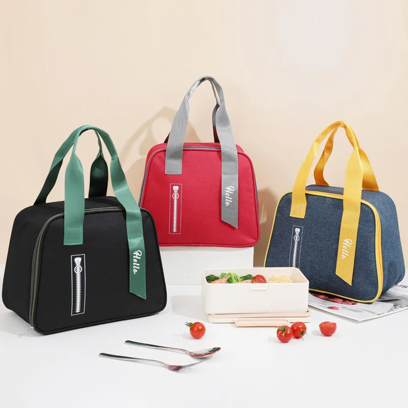 Sac Isotherme Lunch Box avec Poignée pour Femme et Enfant