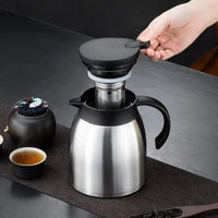 Petit Thermos pour Café Inox avec Paille