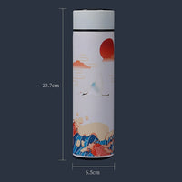 Tasse Thermos Café Inox avec Paille