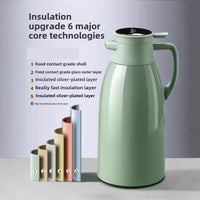 Gourde Isotherme 2L Grande Capacité Tissu Oxford