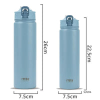 Mug Voyage Isotherme Inox avec Paille