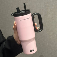 Mug Café Isotherme Inox avec Paille