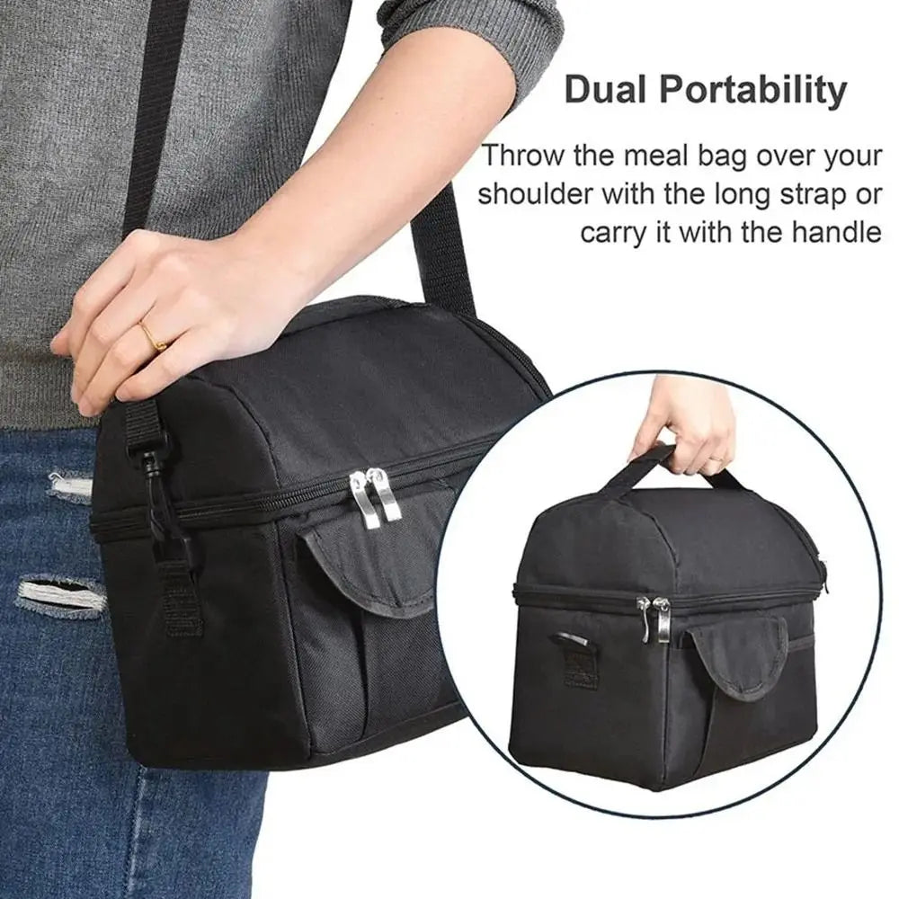 Sac Isotherme Double Compartiment Grande Capacité Anti-Fuite