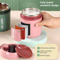 Thermos Alimentaire Isotherme Inox Anti-Fuite