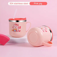 Mug Isotherme Étanche Inox avec Paille