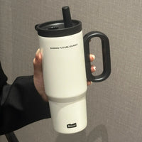 Mug Café Isotherme Inox avec Paille