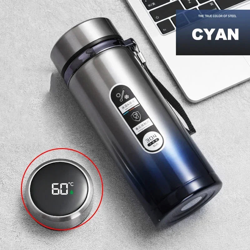 Thermos Inox 304 Écran LED Température 500ml-1L Portable