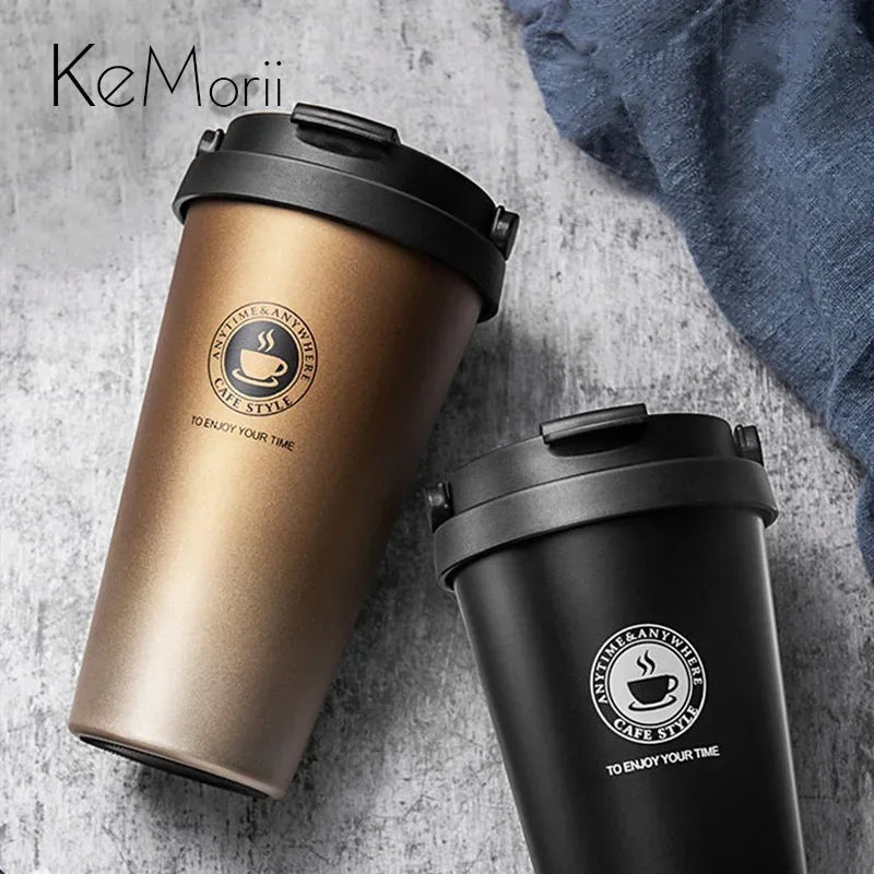 Tasse Thermos Isotherme Anti-fuite Inox avec Poignée