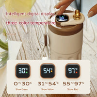 Mug Isotherme Voyage Inox Affichage LED