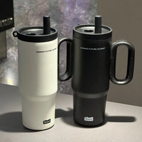 Mug Café Isotherme Inox avec Paille